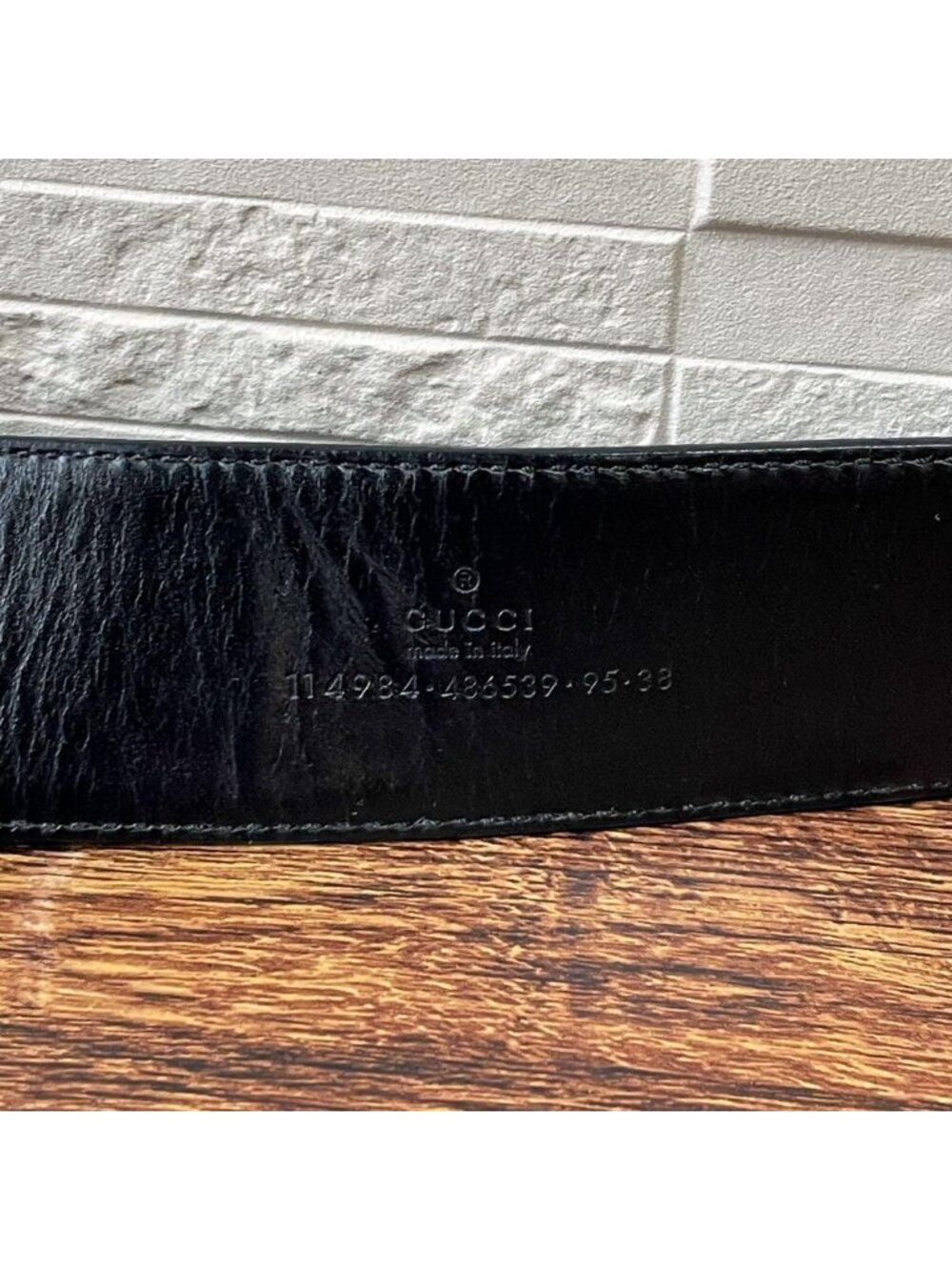 Gucci GG Interlocking Buckle Belt Sherry Leather Silver - Picture 10 of 10